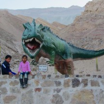 Dinosaur in the valley of Rio Majes